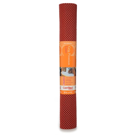 Con-Tact Brand Grip Premium Drawer and Shelf Liner, Engine Red 20"x4 Ft., PK6 04F-C6N32-06